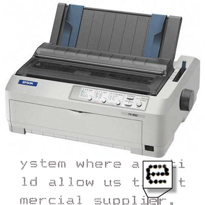 The Dot Matrix Printer