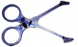 custom guitar scissors