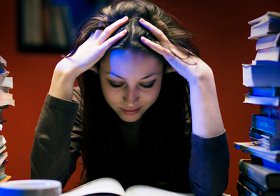 studying