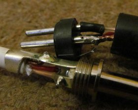 soldering audio cable