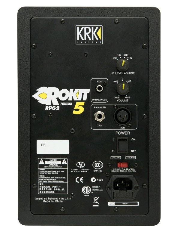 KRK Rokit 5 G2 Powered Studio Monitor - Audio and Sound